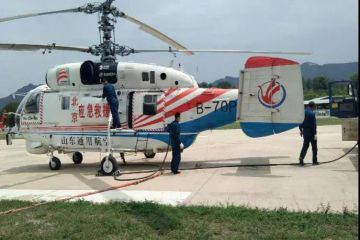 公司駐北京航空救援隊(duì)機(jī)組圓滿完成 KA-32直升機(jī)600小時(shí)定檢工作